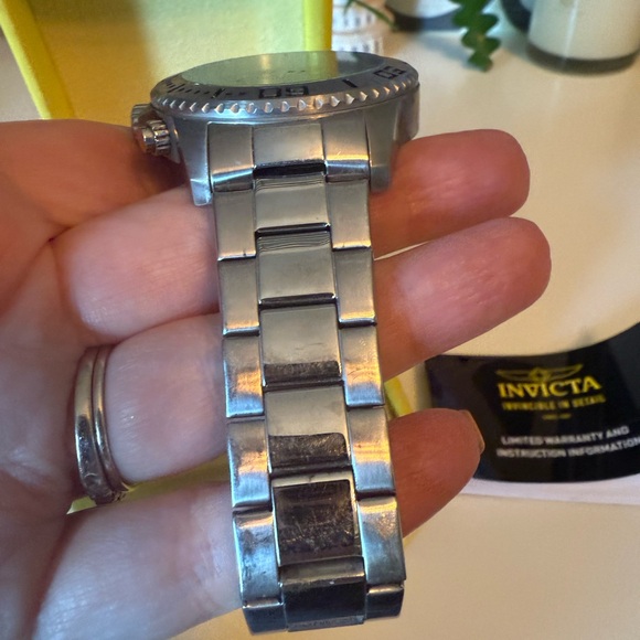 Invicta Silver and Black Multifunction Watch - Picture 2 of 6